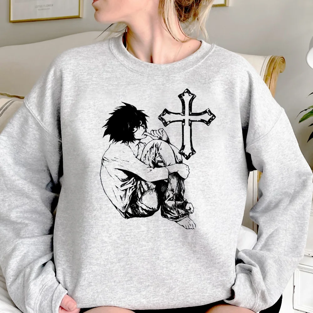 Death Note hoodie sweatshirt harajuku hoodie womens fashion long coat unisex Loose