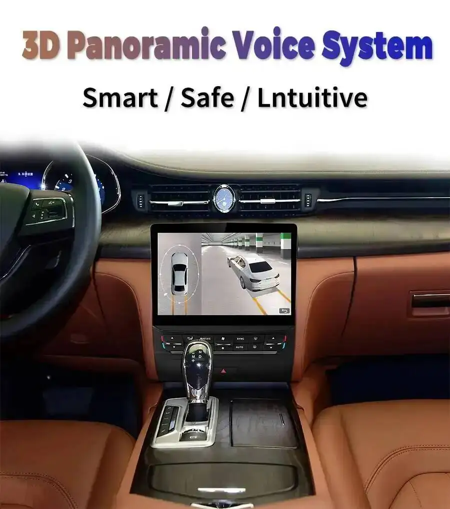 Android GPS Stereo 4G WiFi Head Unit Autoradio Multimedia Player für Maserati Ghibli 2014-2020 10,26 Zoll gebogener Bildschirm CarPlay – Detail 35