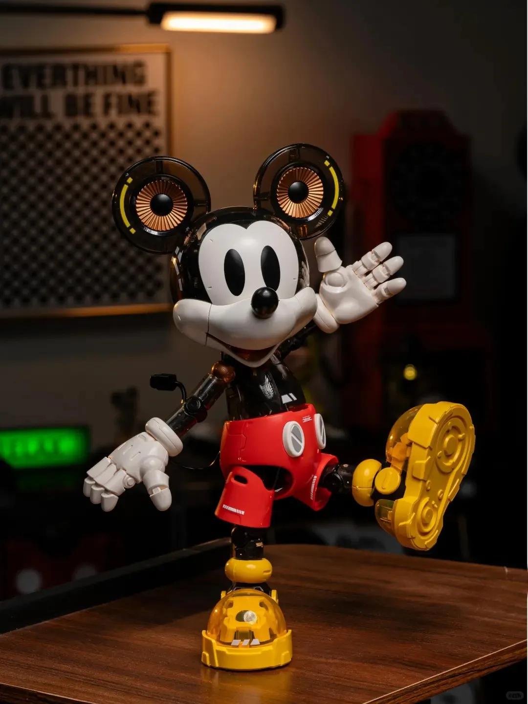 Novo kit de modelo de montagem do mickey mouse da disney sluban pleyerid coleção original figuras de ação robô modelo estátua brinquedos hobby presente