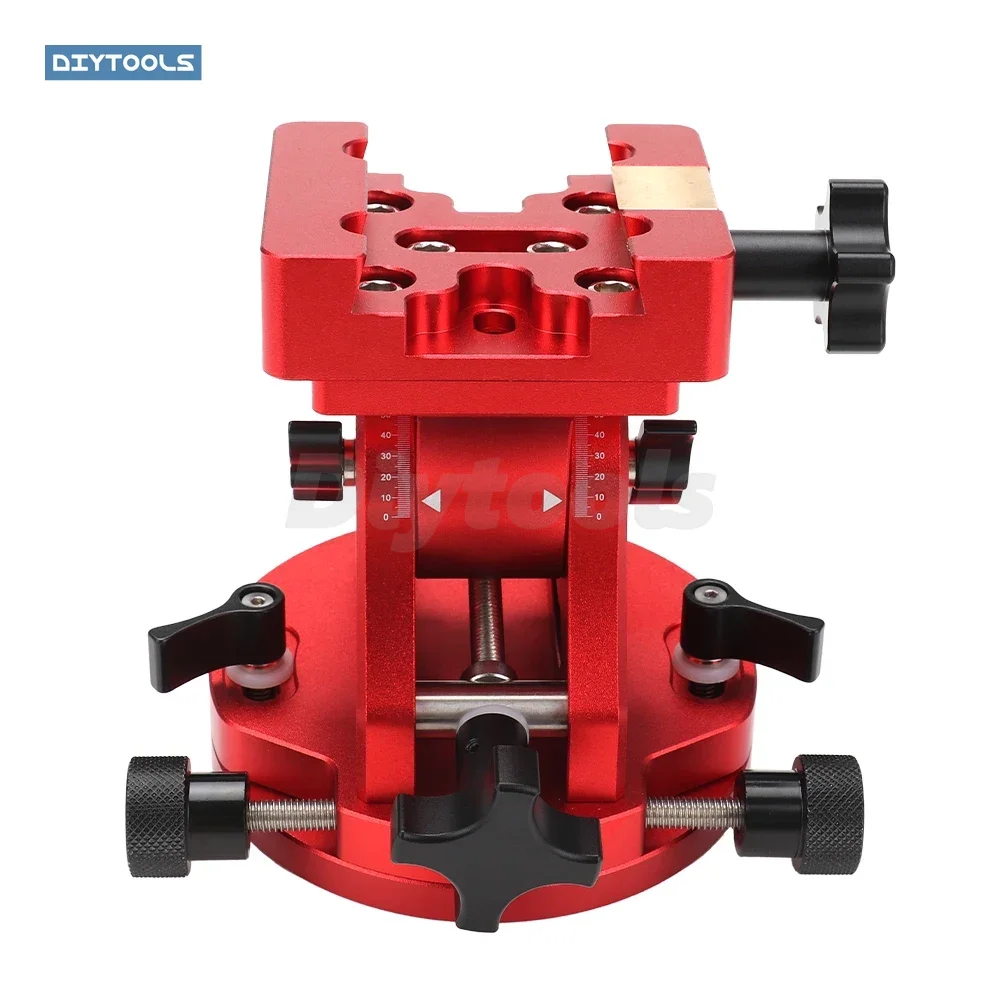 Equatorial Mount Base with Dovetail Slot 39kg High Load Capacity Latitude Adjustment Anti-Detachment Design for Astronomical Use