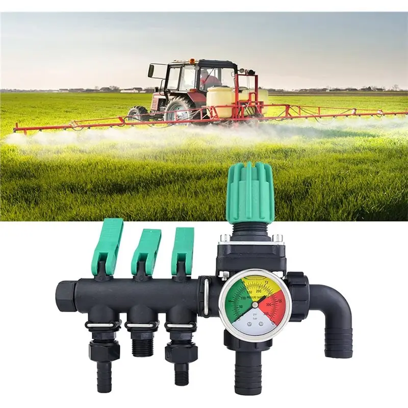 Agricultural Sprayer Control Valve, For Aquaculture 3 Way Water Control Valve, 3 Way Water Splitter, Sprayer Control Valve