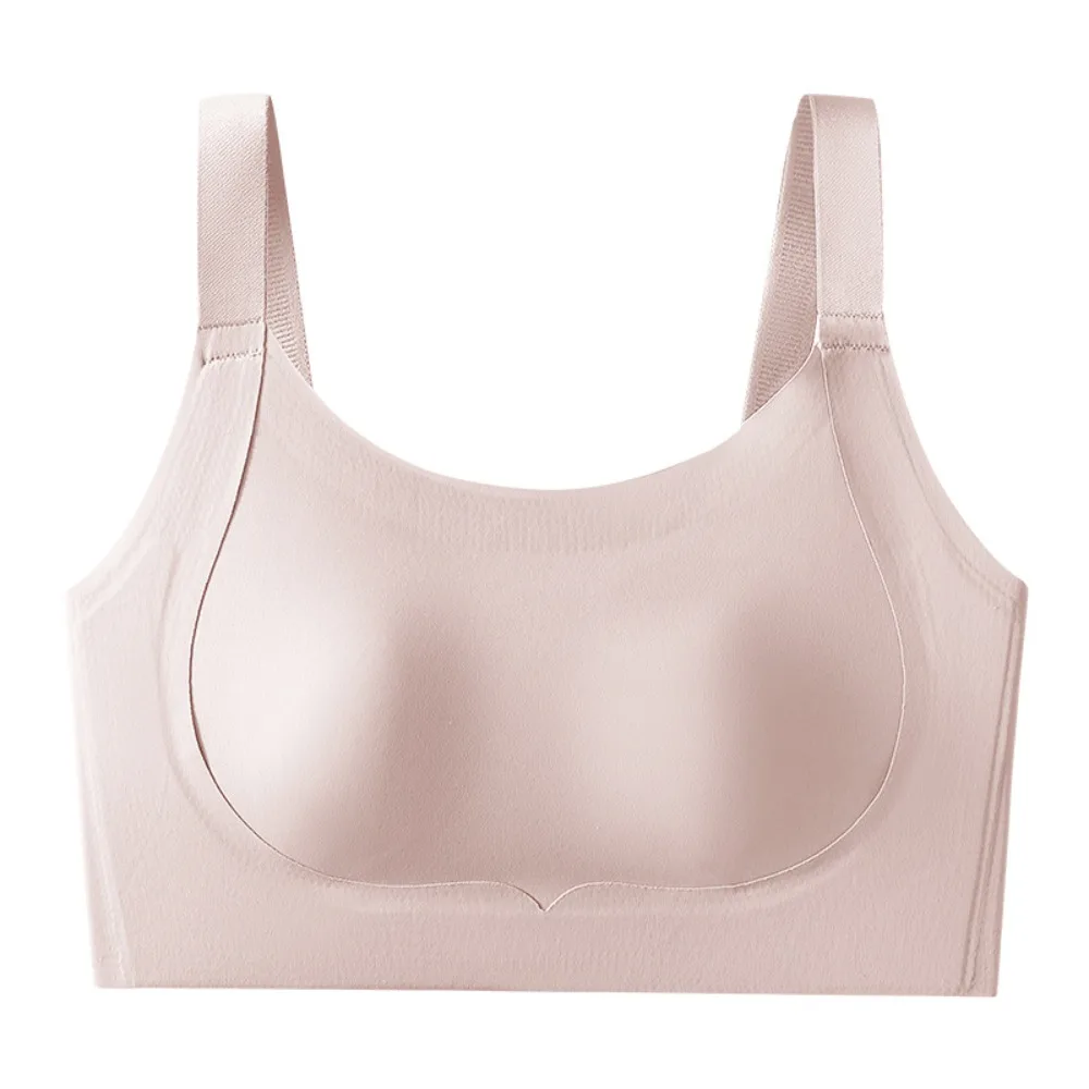 

Shockproof Women's Brassiere Rabbit Ears Inner Pads Close-fitting Push Up Underwear Without Steel Ring Traceless