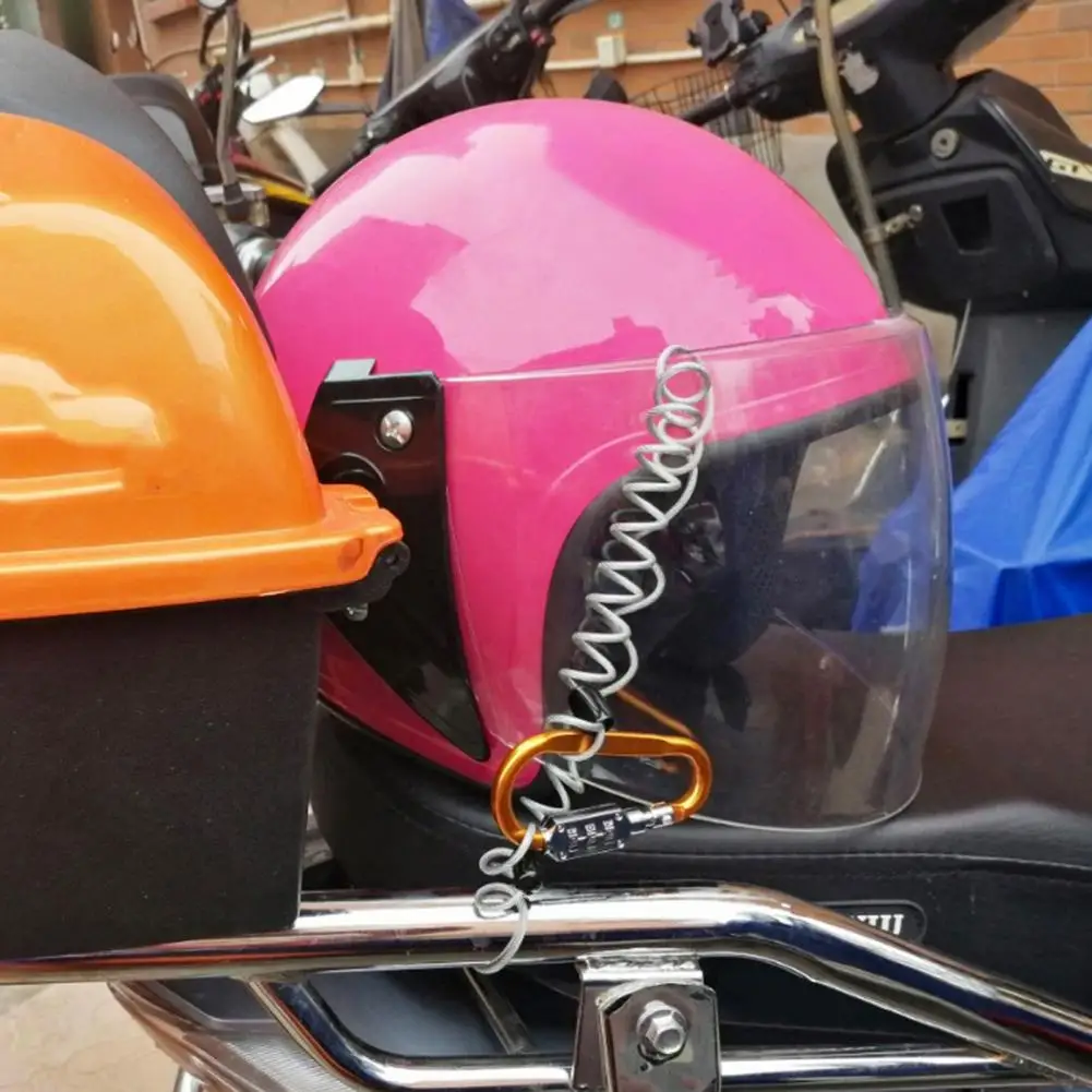 カラビナコンビネーションロック,荷物安全,ハイキングバッグとヘルメット用の便利なロック,高抵抗