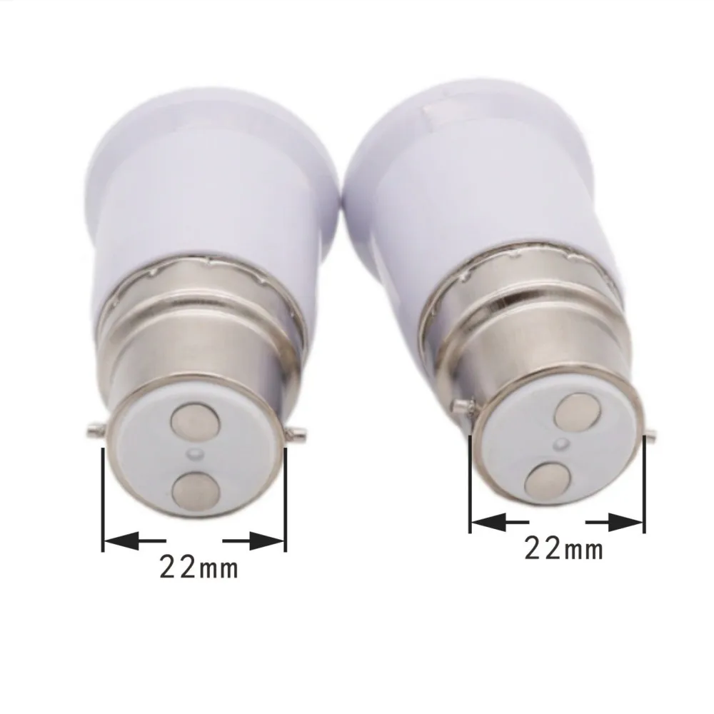 Glühbirne Adapter Bajonett B22 Zu E27 Lampe Konverter Halter Licht Adapter Lampe Halter Beleuchtung Teile Schraube Bulb Stecker Extender