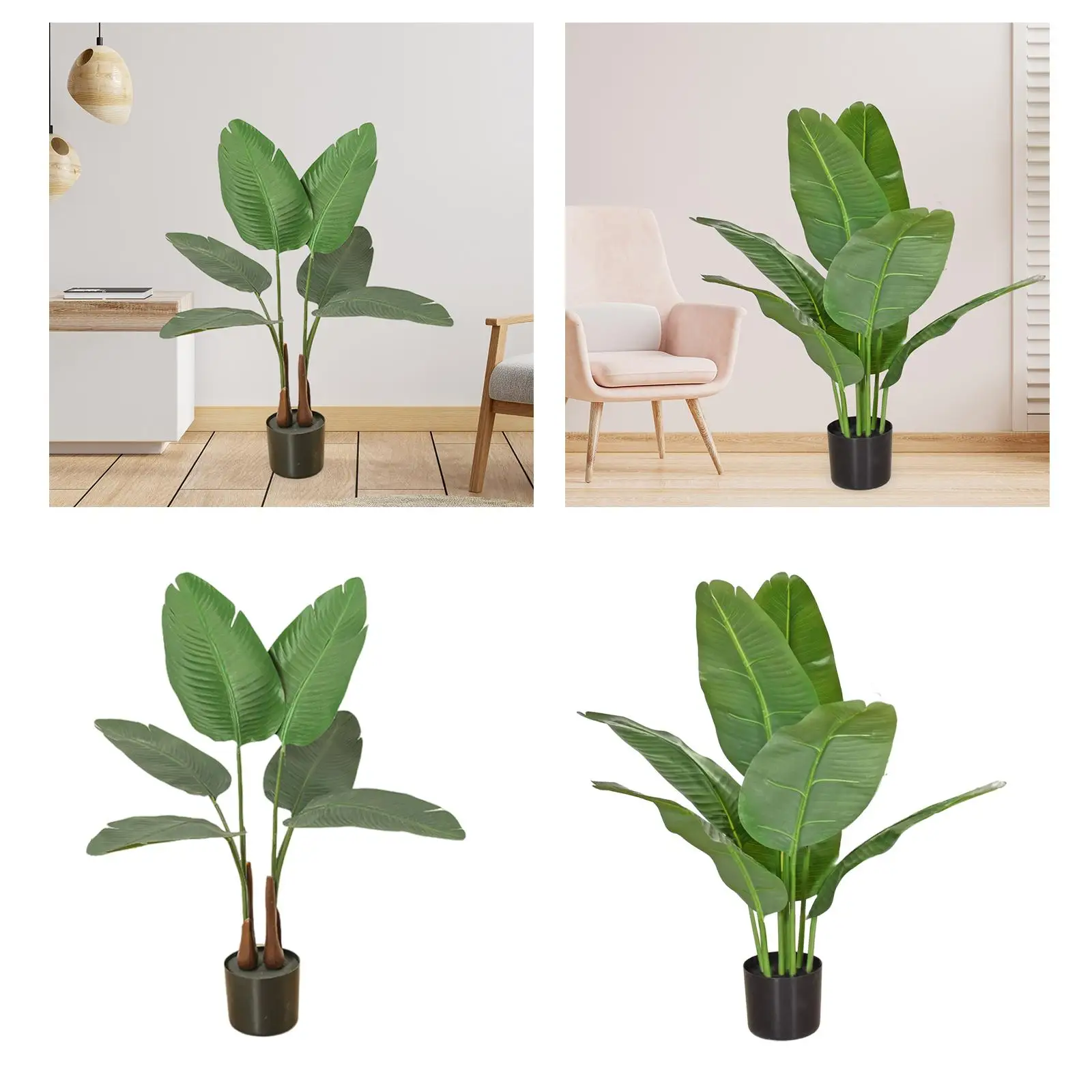 

Artificial Decor Plant Green for Housewarming Gift Bathroom Corner Bedroom
