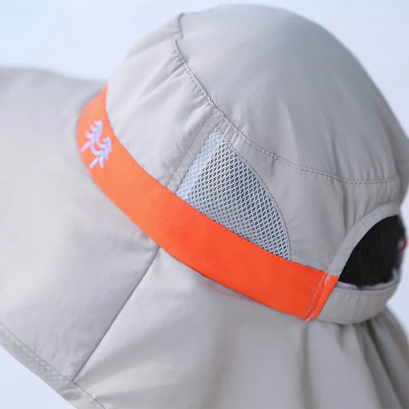 Summer Quick-drying Kids Bucket Hat for Boys Girls Beach Children\'s Shawl Hat Wide Brim Protection Outdoor Children Sun Cap 
