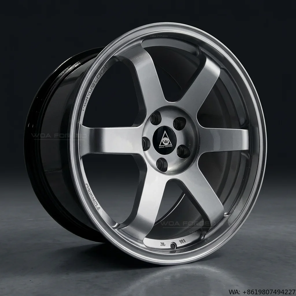 

New Forged Chrome Aluminum Alloy Wheels with Spokes for 350z 370z G37 Q50 TE37 TE37SL 19 Inch 5x114.3 25mm Customized Design