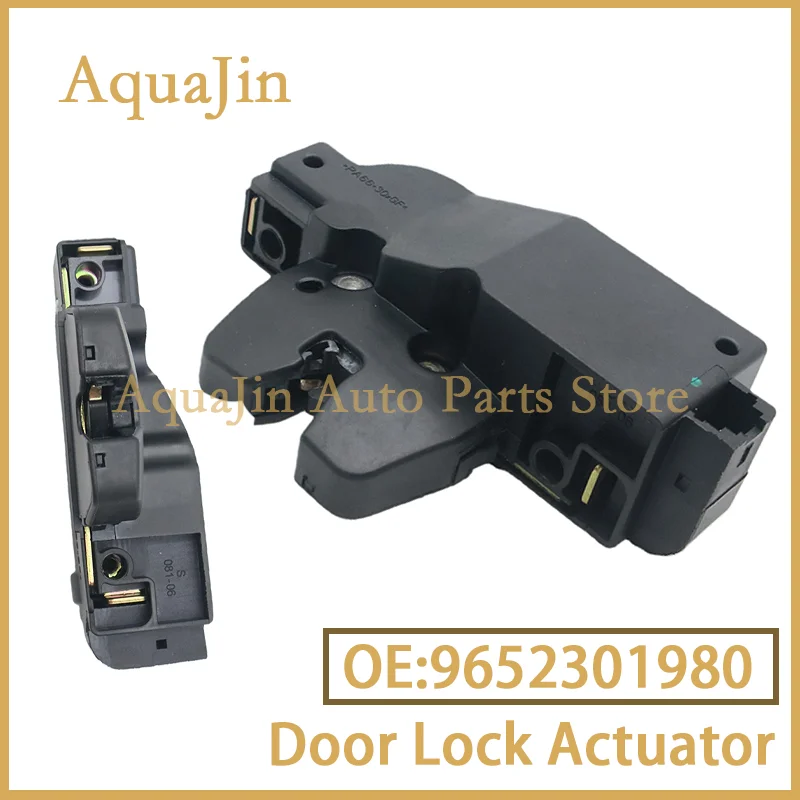 9652301980 Rear Tailgate Lock Actuator For Peugeot 1007 307 SW 407 607 6E 2.0L HDI 135 Citroen C2 C3 C4 C5 C8 Xsara 9646091580