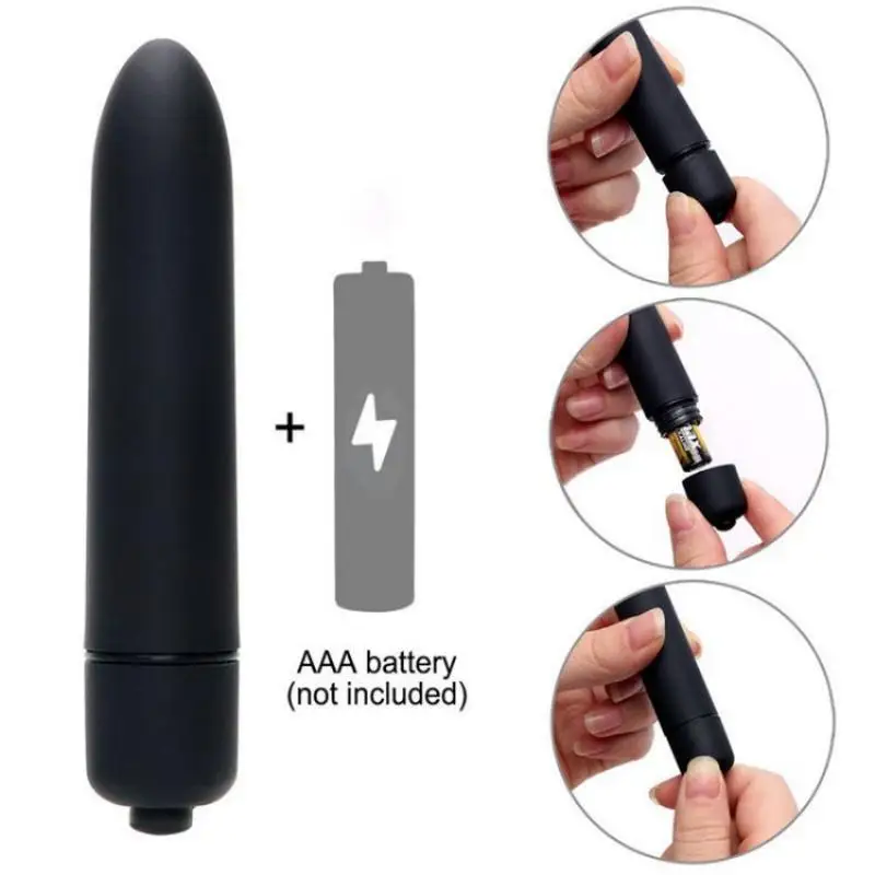 Vibrador Mini Bullet para Masturbação Feminina, Vibração do Ponto G, Vibrador Vagina e Clitóris, Brinquedos Sexuais Adultos, 10 Velocidades