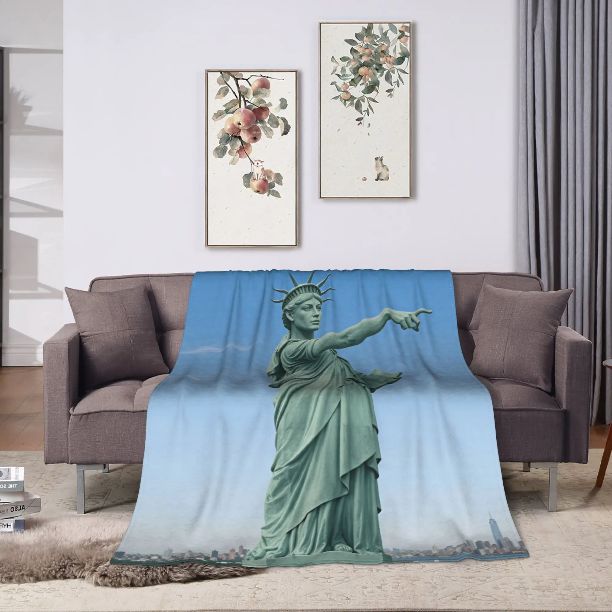 Sophie Cunningham Pointing Meme Super Soft Blankets  Funny Travel Throw Blanket Couch Chair Flannel Bedspread Sofa Bed Cover