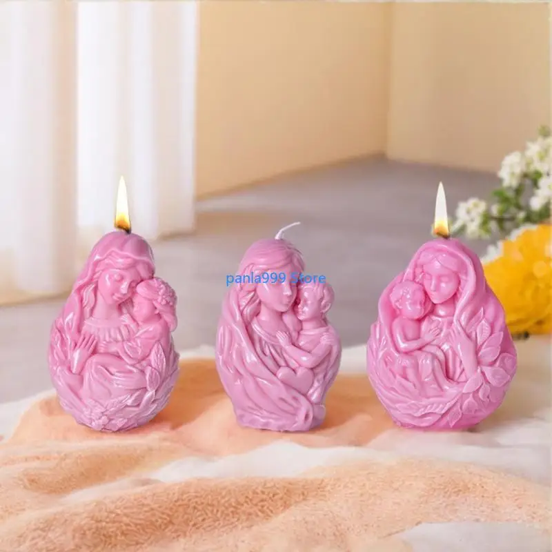 

P0RF Mother Child Силиконовые формы идеально подходят для создания свечей и декоративного предмета