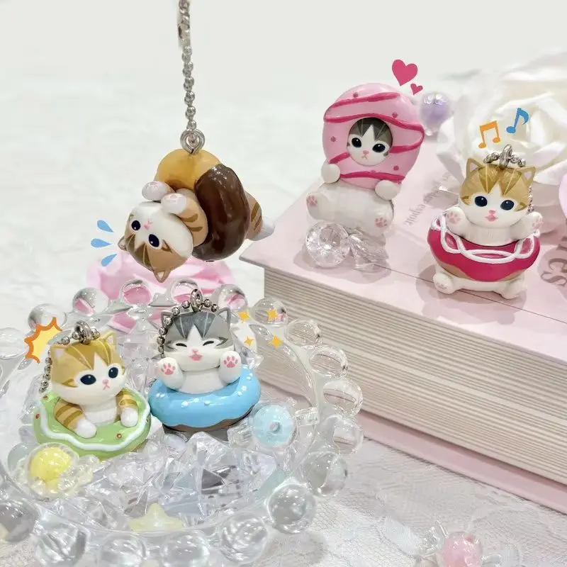 

Mofusand Action Figure Set Animal Decorate Cute Pvc Blind Box Donut Style Pendent Bag Keychain Decoration Toys Surprise Gift