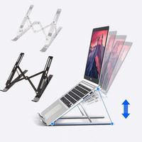 Lifting Cooling Holder Non-slip Aluminum Alloy Laptop Holder Stand Adjustable Foldable Portable For Notebook Computer Bracket