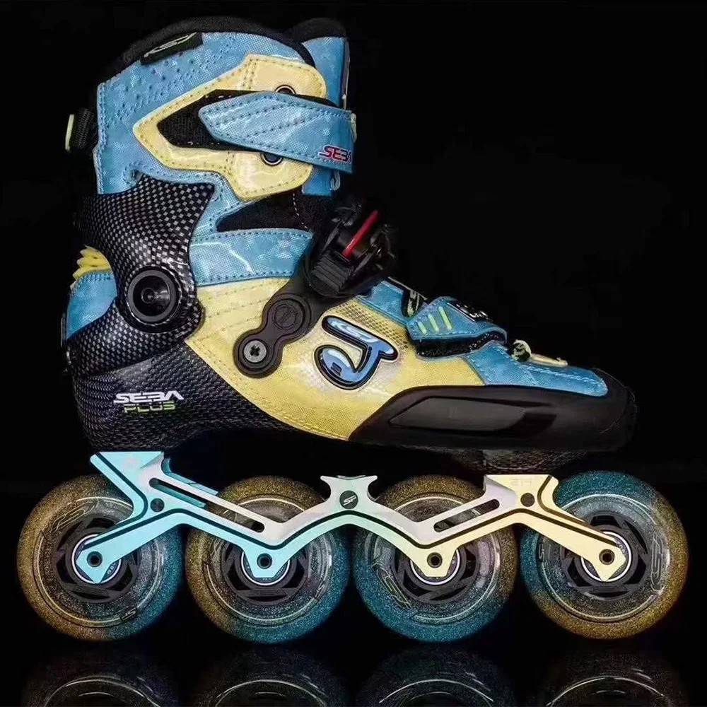 Inline Skates Carbon Fiber Skate 100% Original 2023 SEBA KSJ-J Junior Star Sky Child Roller Skating Shoes Slalom Sliding Patines