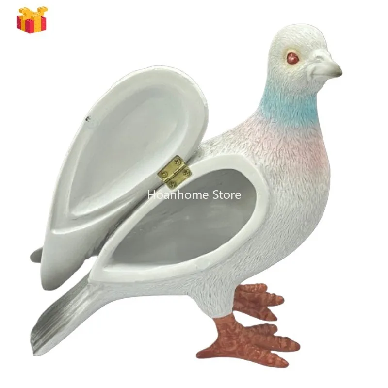 Animal Resin Craft Desktop Accessories Birthday and Valentine's Day Gift Fashion Pigeon Handbags