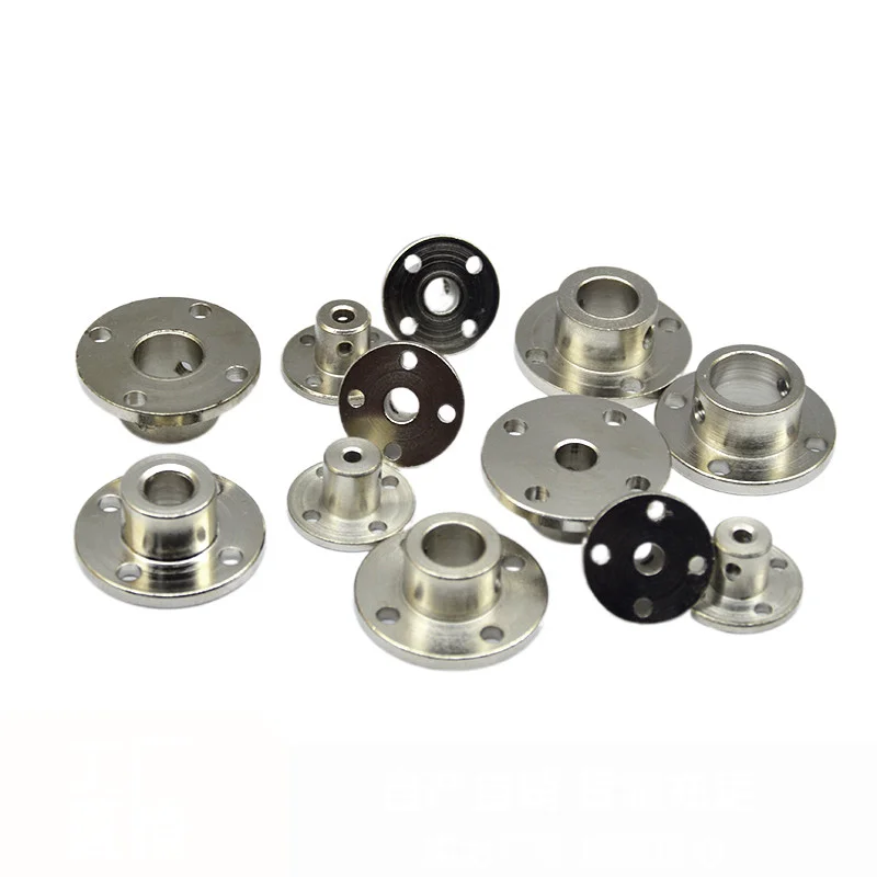 2/3/4/5/6/7/8/10/11/12/14mm Rigid Flange Shaft Coupling High Precision Anti-Loose Locking Motor Guide Shaft Coupler Connector