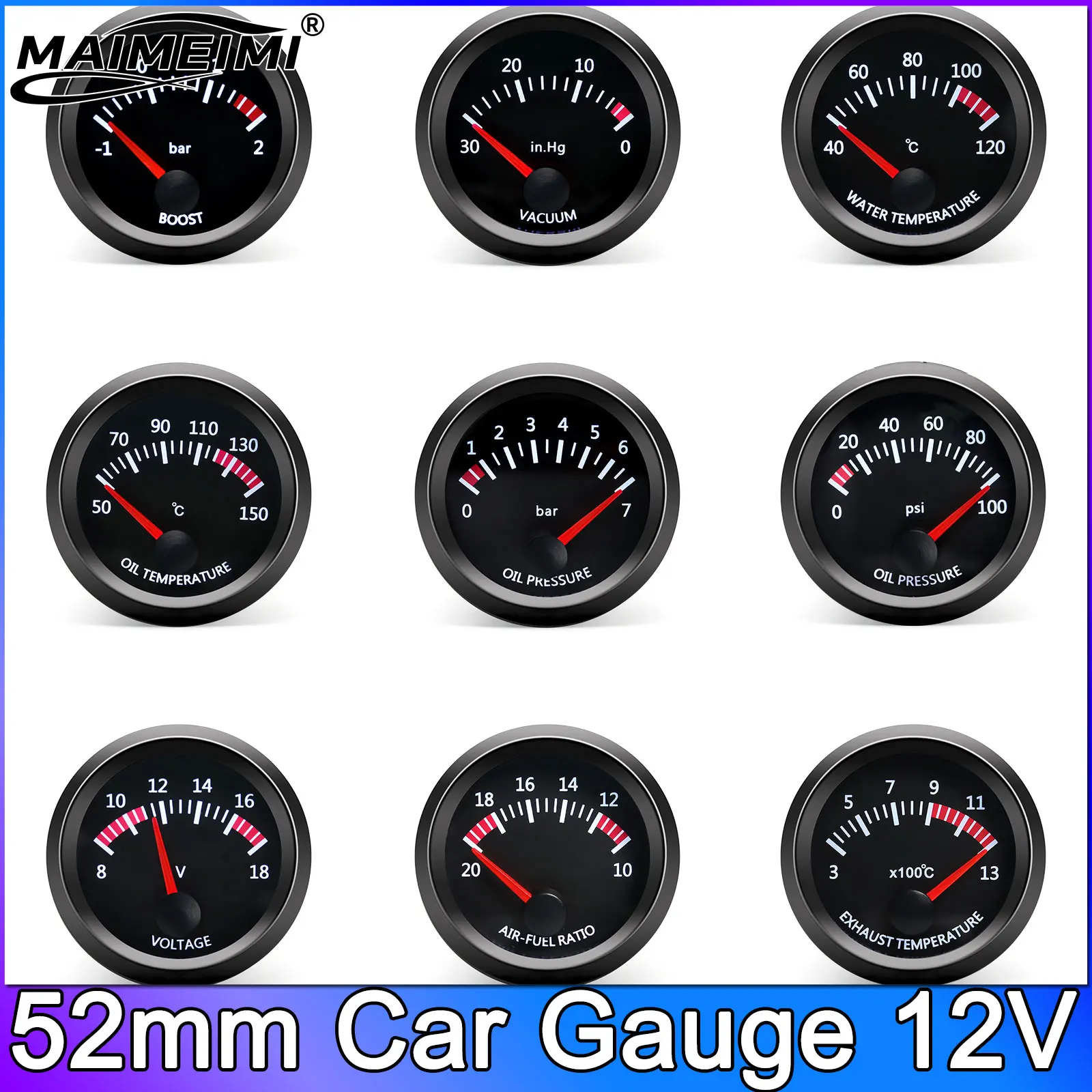 52Mm Boost Gauge + …