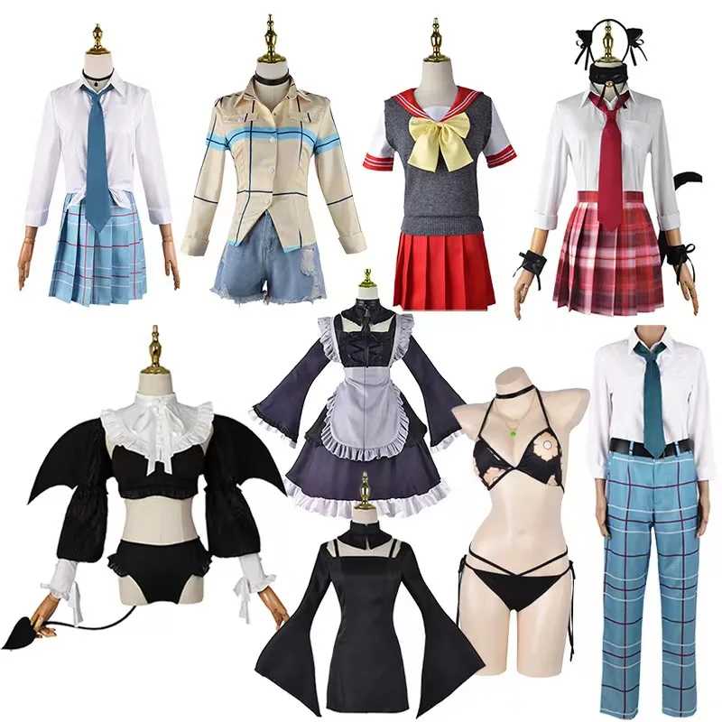 Anime My Dress Up Darling Kitagawa Marin Cosplay Costume JK School Uniform Skirt Outfits Halloween Costumes for Women Man