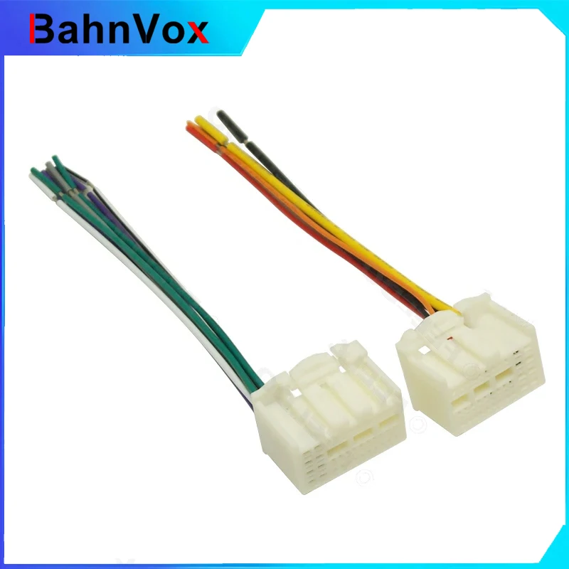 For KIA K2/K3/K4/Elantra/Mistra/Tucson 2016-2017 35Pin Car Stereo Wire Harness Adapter Connector Plug Into Radio