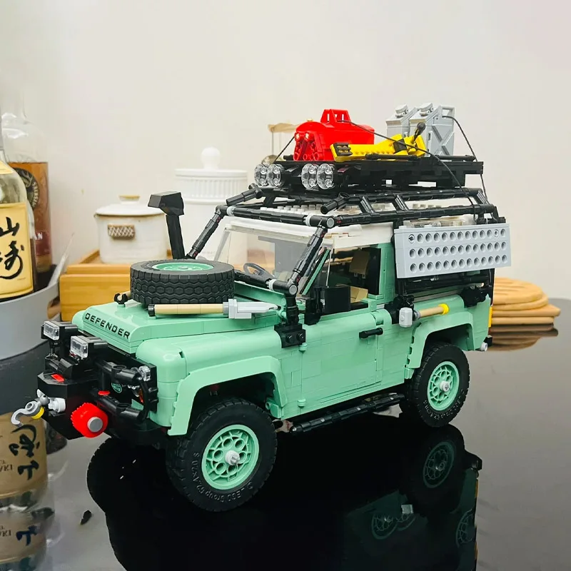 Új hightech Természetében gyökerező rovered Védő 90 Tetőcserép Összeegyeztethető 10317 szuper off-road Versenyzés autó Lakóház blocks gyerekeknek toys ajándékok 2336pcs