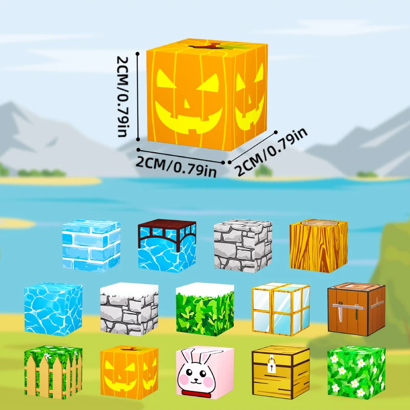 مجموعة مكعبات البناء المغناطيسية DIY مجموعة ألعاب تعليمية منزلية الصنع للأطفال مجموعة ألعاب البناء الإبداعي