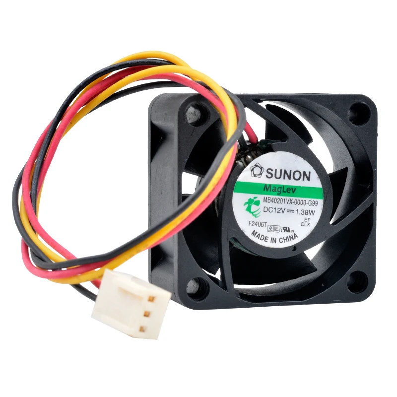 MB40201VX-0000-G99 4cm 40mm fan 40x40x20mm DC12V 1.38W 3pin Cooling fan for 1U power supply