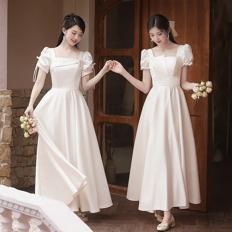 

Plus Bridemaid Dresses Elegant Women Graduation Prom Homecoming Wedding Party Cocktail Dress Bride Maid Gown Maid of Honor Dress