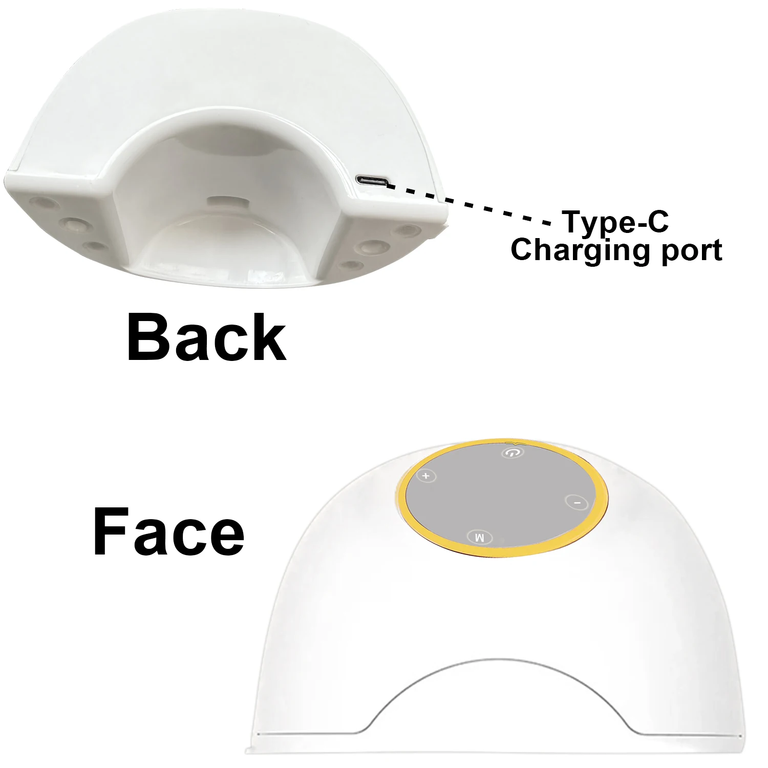 Wearable Breast Pum Hands Free Electric Breast Pump Silent Invisible Breast Pump 3 Modes 9 Levels of Suction 180ML Capacity