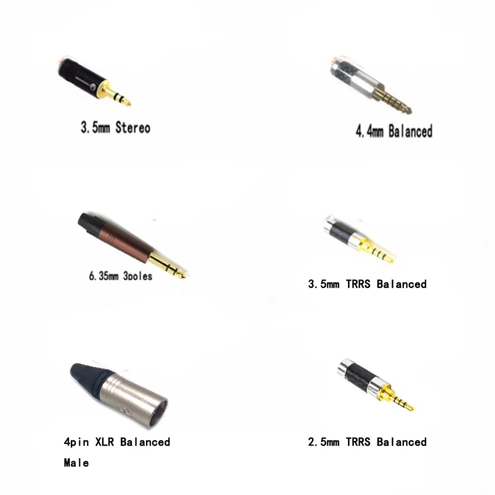 HIFI SilverComet High-end Taiwan 7N Litz OCC Earbud Replace Upgrade Cable for Audeze LCD 3 LCD-2 LCD2 LCD-4 Headphone