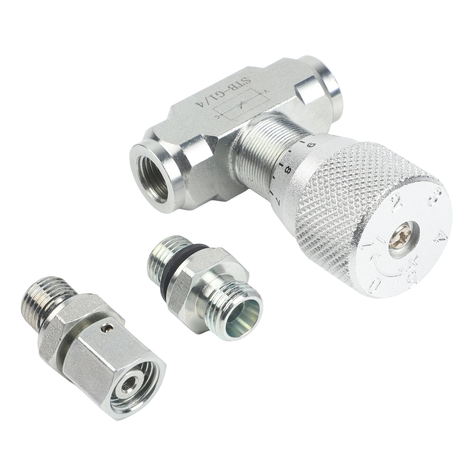 Flow Control Throttle Valve For Hydraulic Systems 1 4-inch NPT Female 3 8-inch NPT Female Operating Temp -20 C To 90 C