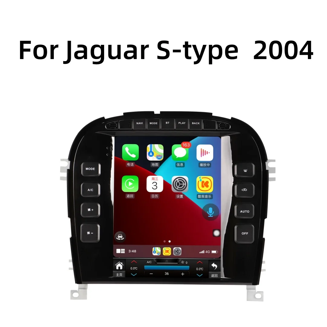 

Carplay Tesla Screen For Jaguar S-type 2004 Android 13 Car GPS navigation Head Unit Multimedia Player Radio Tape Recorder Stereo