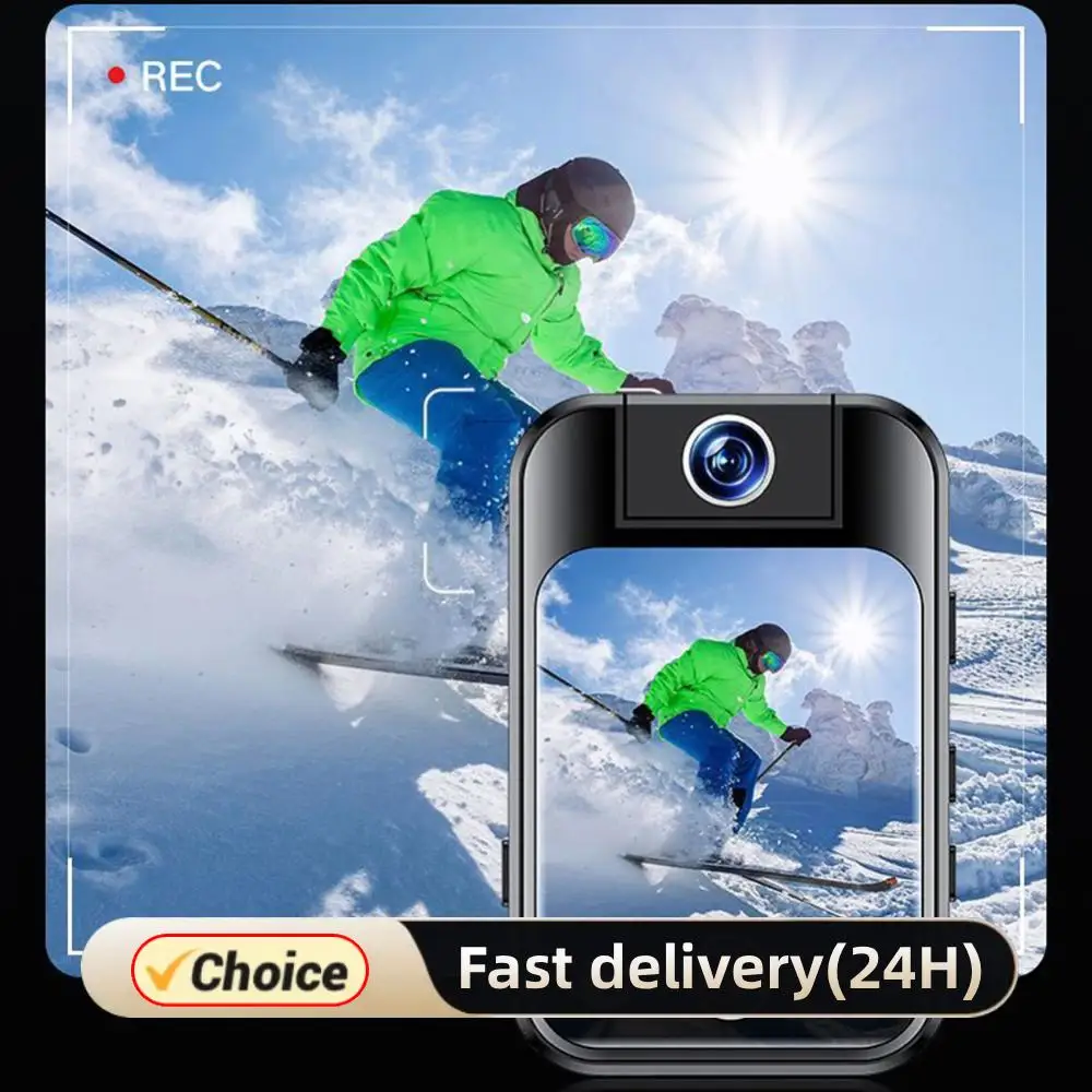 

5K Sport Camera Rotating Lens Back Clip Camera Touch Screen Vlog Action Camera for Photography Beginners