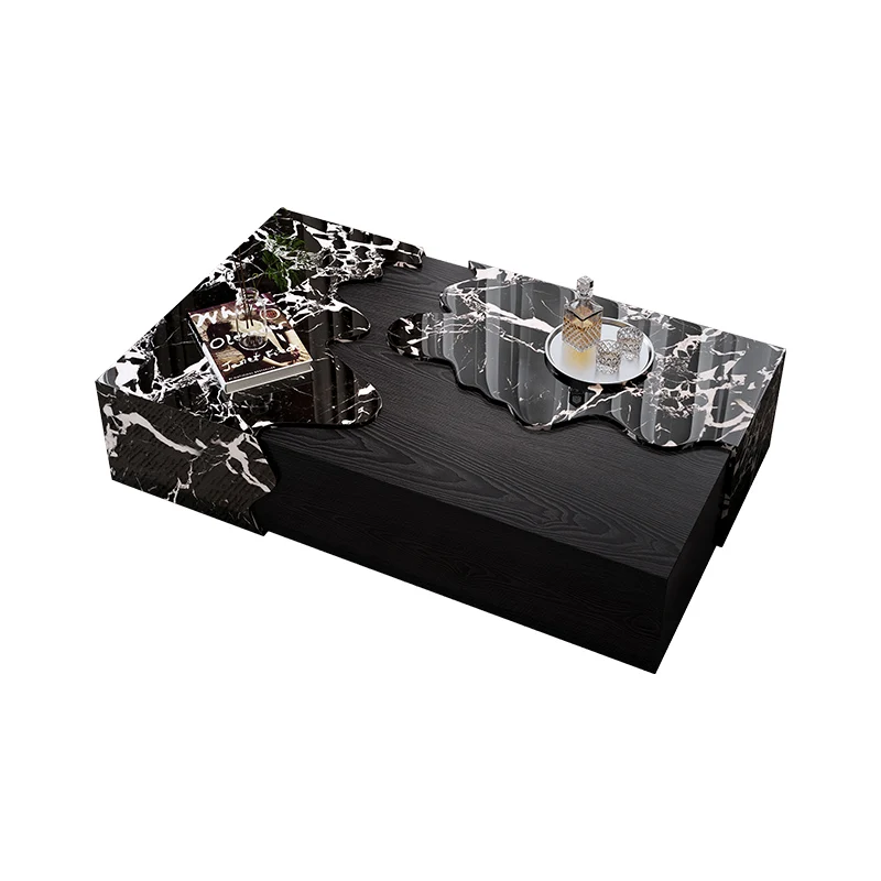 

Space Saving Minimalist Coffee Table Modern Luxury Industrial Coffee Table Standing Aesthetic Computer Wood Meubles Furniture