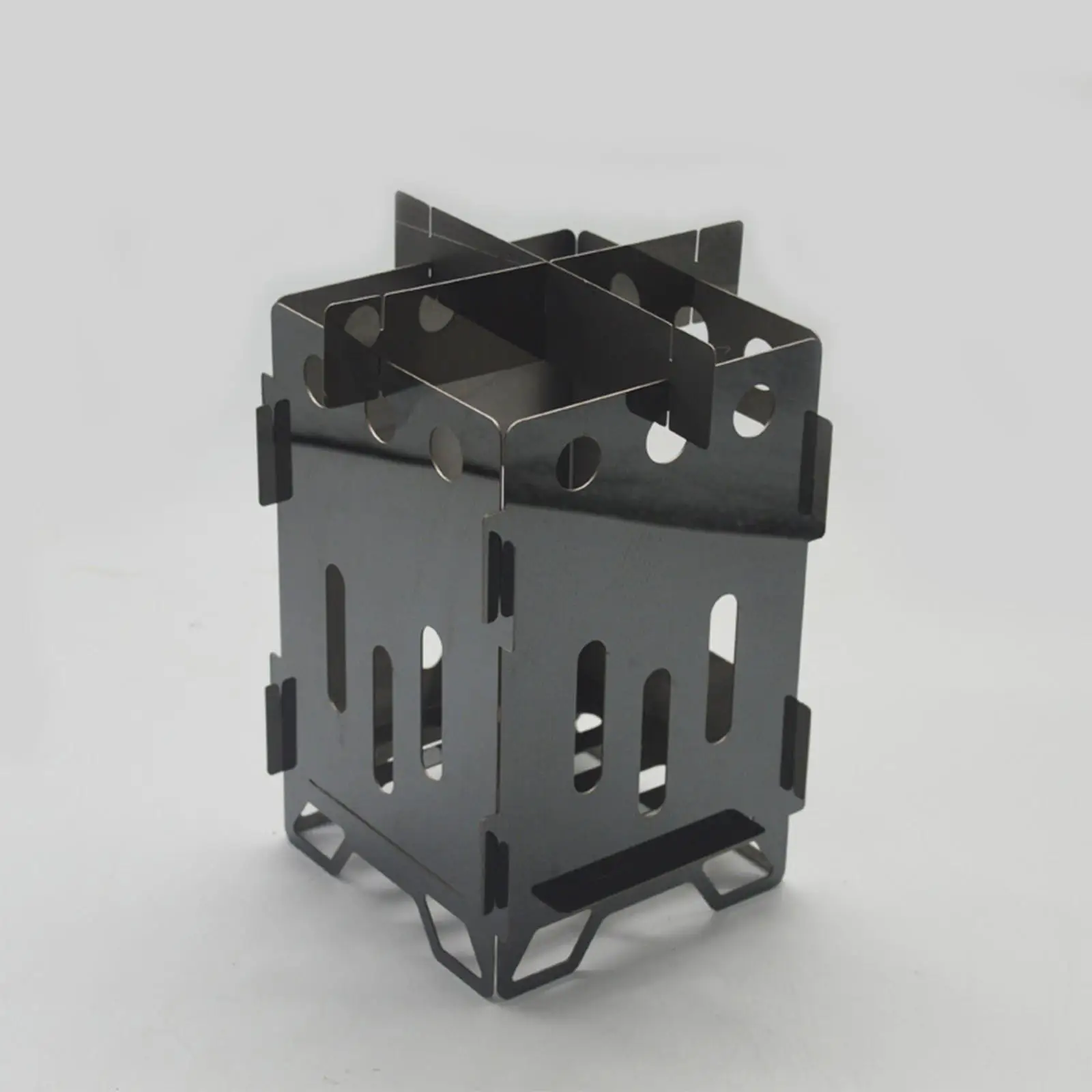 

Wood Burning Stove Folding Ultralight Sturdy BBQ for Survival Cooking Pot