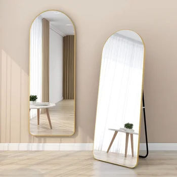 for Full Length Mirror Wall Mounted Bedroom Fitting Mirror for Girls Household 3D Ins Style Floor to Ceiling Mirror