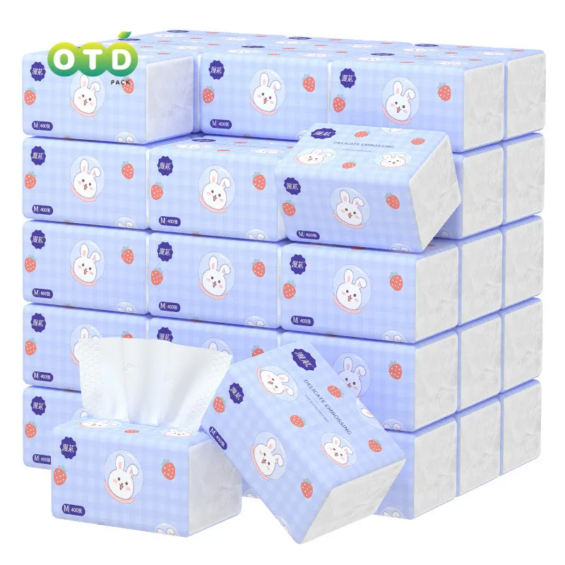 Facial Tissues Packs Pocket Paper Napkins Travel Size Mini Cute Print 4 Ply for Kid School Travel Camping Office Daily Use