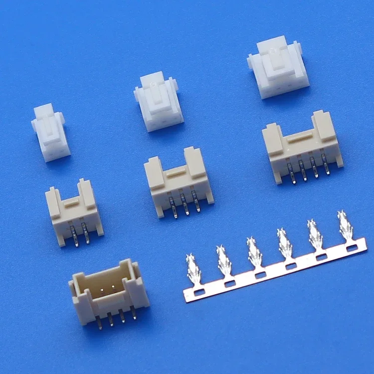 

100pcs HY2.0mm 2-10Pin LCP Reflow Straight Right Angle Vertical Horizontal Board to Wire JST Housing Terminal Wafer Connector