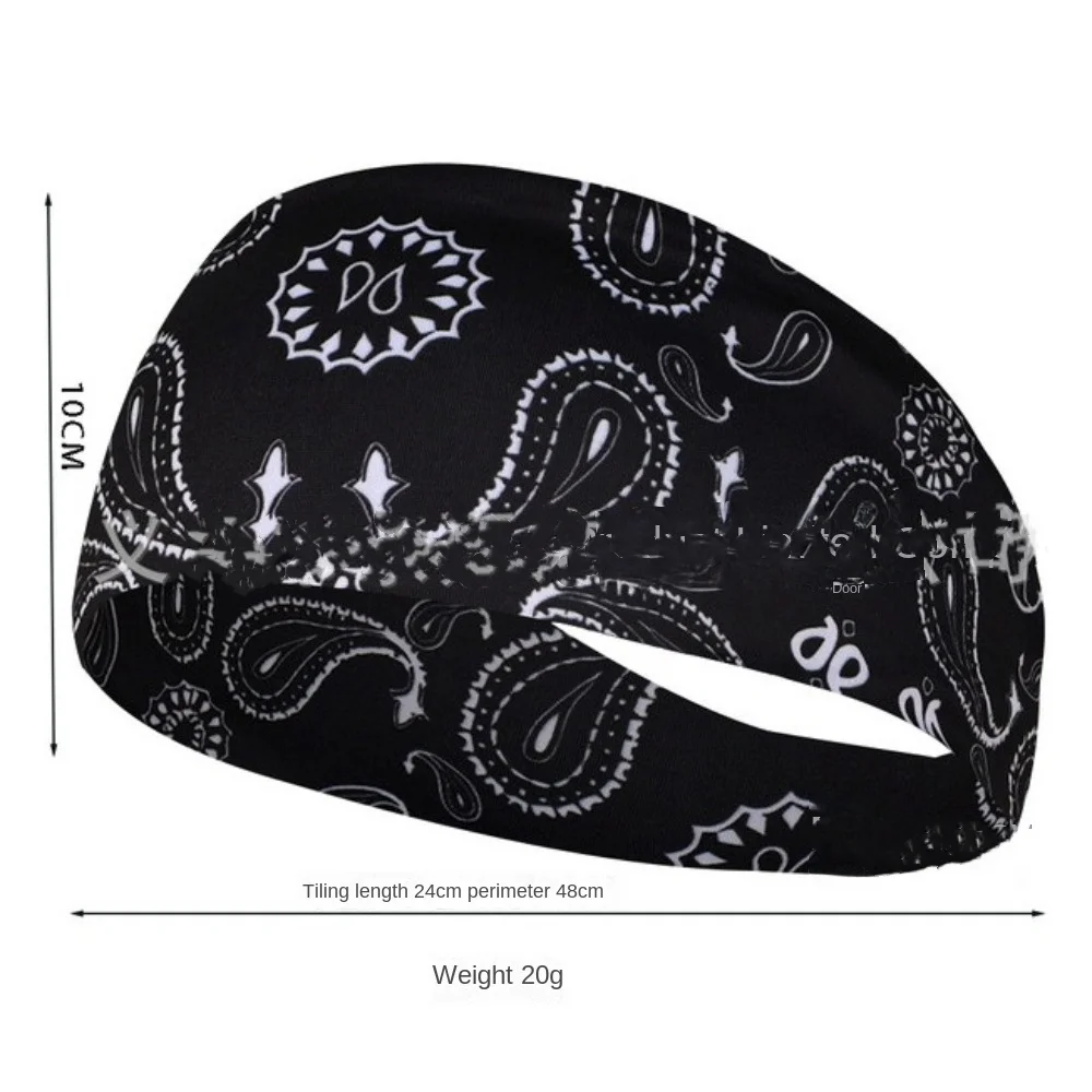 جديد امتصاص العرق اللياقة البدنية دليل العرق Sweatproof مطاطا تشغيل عقال الصالة الرياضية رئيس التفاف #6