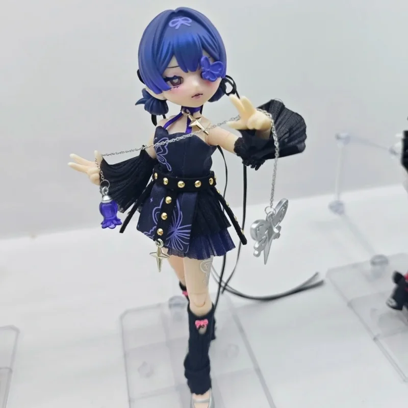 جديد عشية لينا مزدوجة الوجه القاتل سلسلة Bjd صندوق أعمى Kawaii المحمول المشتركة دمية لعبة مجسمة سر زخرفة المنزل هدايا عيد الميلاد #2