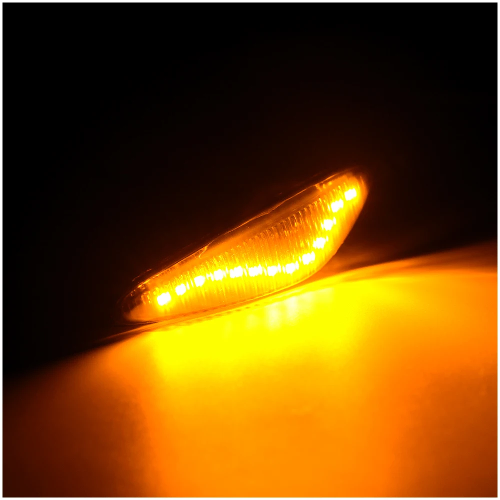 الجانب ماركر LED ديناميكية بدوره مصباح إشارة لمازدا 5 بريماسي CW MX-5 RX-8 لنيسان لافيستا الطريق السريع ستار لشركة فيات 124 العنكبوت #3
