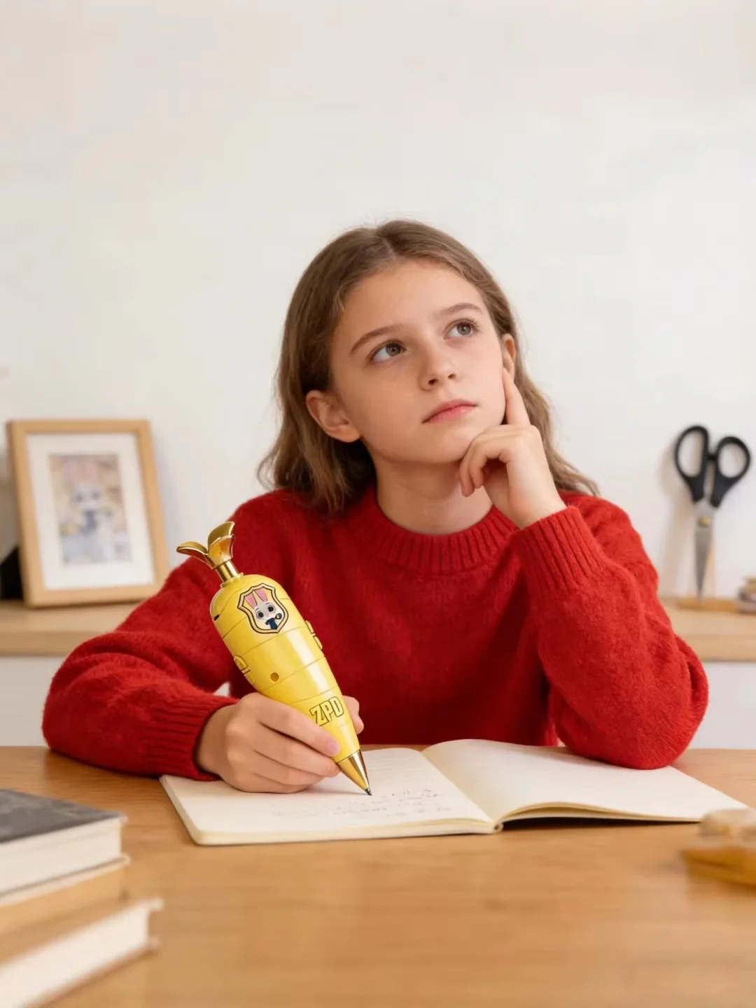 Niedlicher Karotten-Sprachrekorder, Tragbarer Einziehbarer Kugelschreiber für Schüler