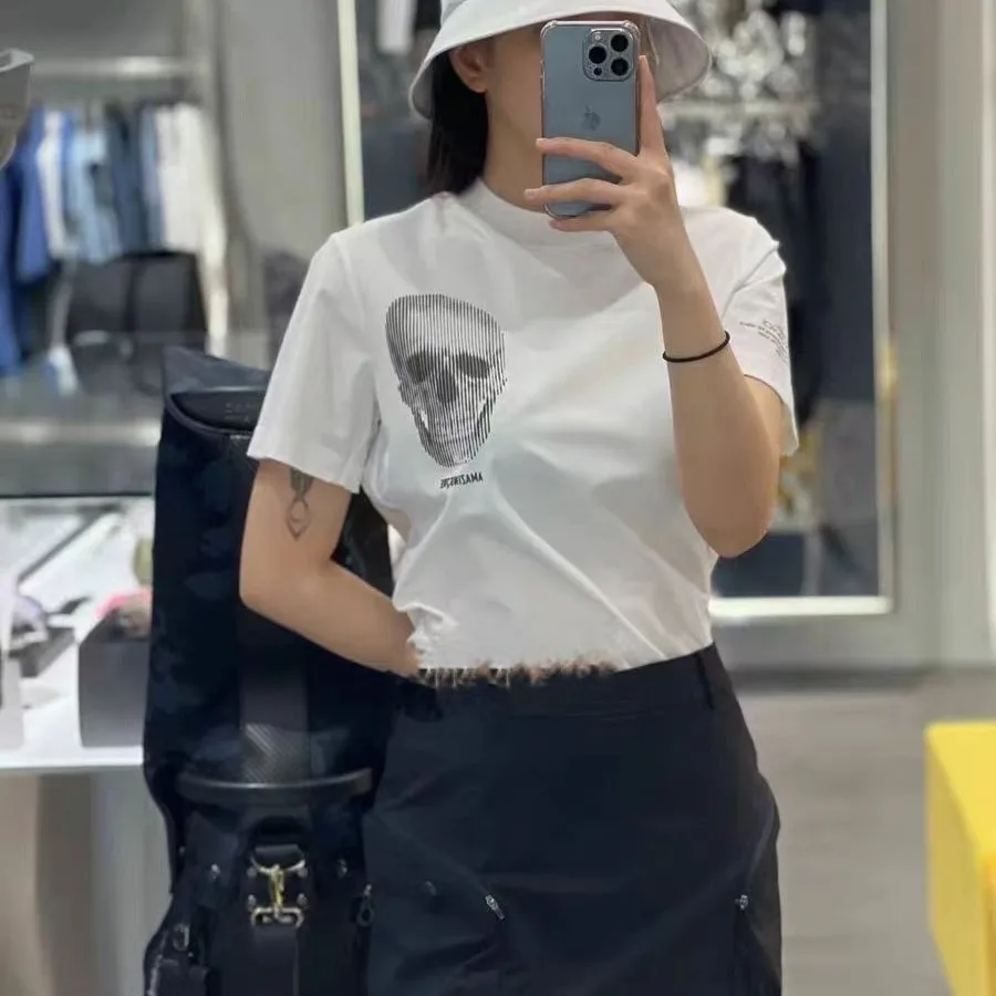 

Trendy Women's Golf Polo, Cooling Short Sleeve Top with Breathable Fabric for Athletic Fit