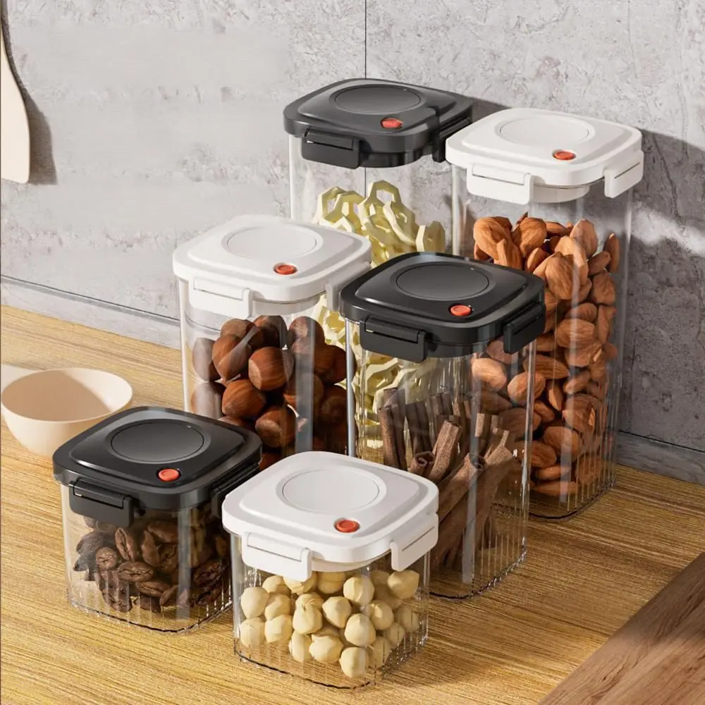 

Firm Press Vacuum Sealed Tank Large Capacity Food Grade Storage Tank Moisture-proof Stackable Sealed Can Household