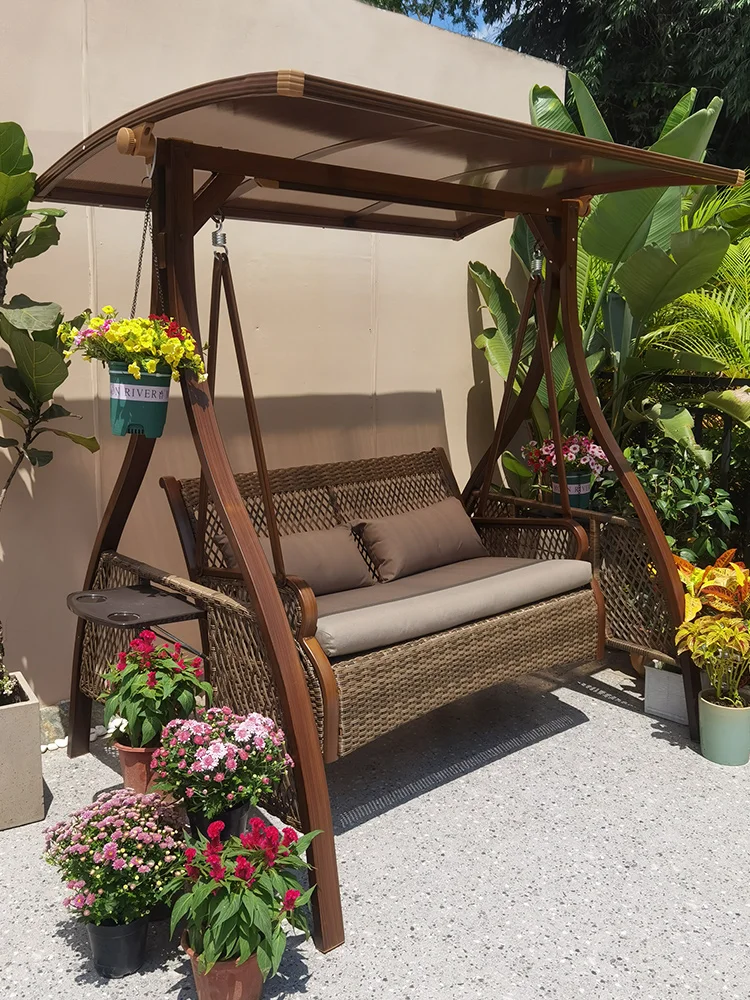 Customizable Yuanmao altalena da esterno cortile giardino amaca per adulti cortile domestico esterno doppia altalena