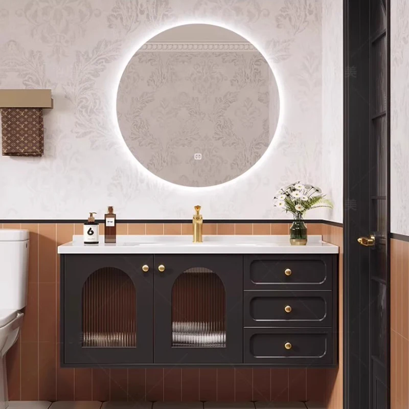 

storage perfume bathroom cabinet organizer mirror toilet display partitions paper cupboard drawers gabinete trendy furniture