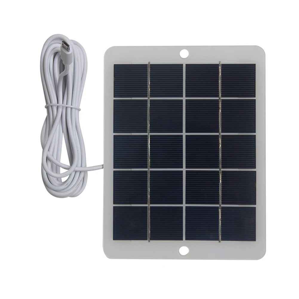 

160*120MM 5V Solar Panel Efficient Solar Charger Flexible Placement Options Multiple Device Compatibility For Garden Lights