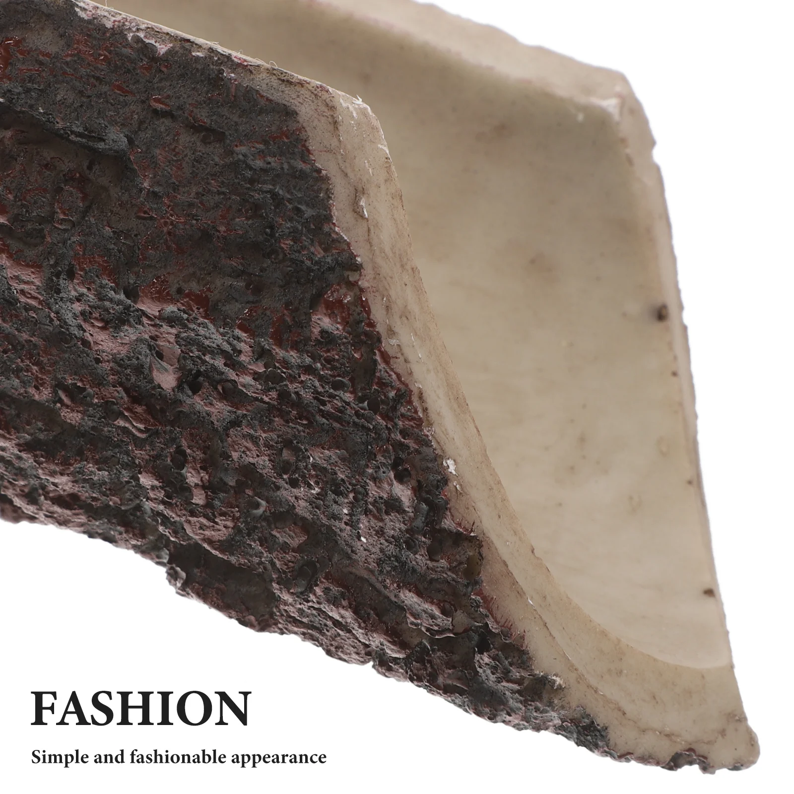 Revestimiento hueco de árbol oculto de cueva de reptil de resina realista para decoración de acuario de pecera de serpiente Gecko de dragón barbudo