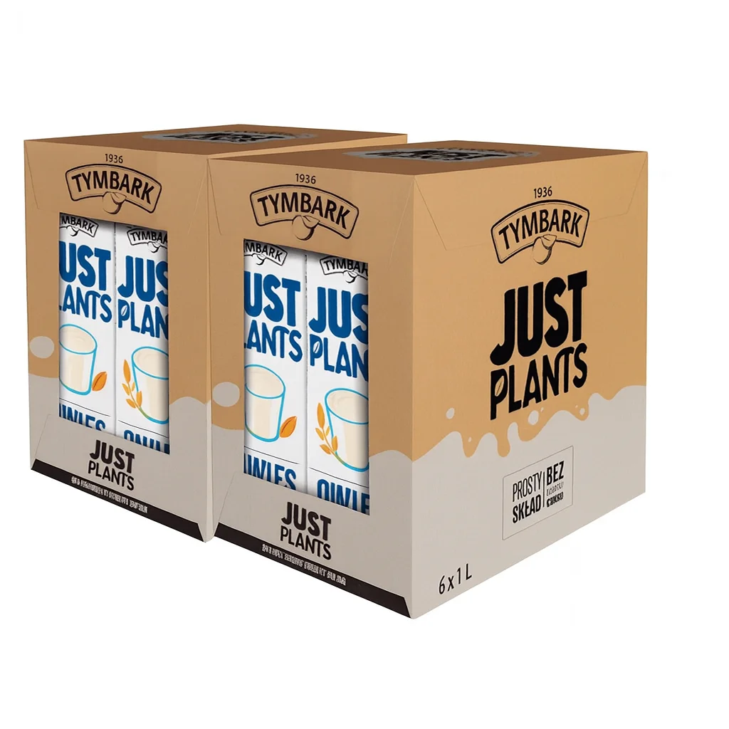 Tymbark Just Plants Napój Roślinny Owsiany Klasyczny 12x1L z Polski za $16.84 / ~64zł