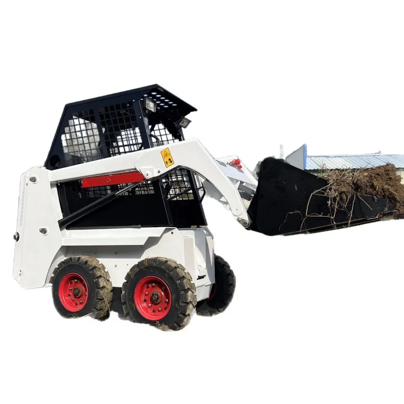 Skid steer loader for mining, handling construction engineering loading and unloading high-efficiency small crawler slip steerl