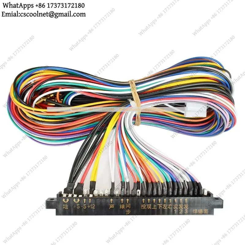 Jamma Harness 56 Pin Cabinet Wire With 5 6 Button Inputs For Arcade Game Machine